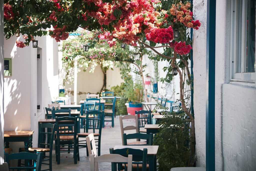 Greece cafe
